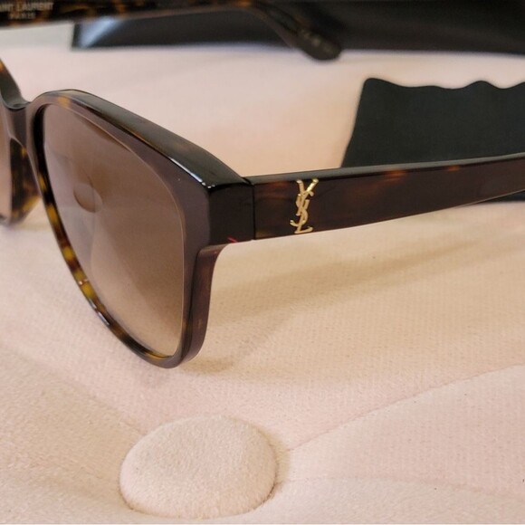 NWOT Yves Saint‎ Laurent Square Sunglasses 58mm Italian Made main image 9